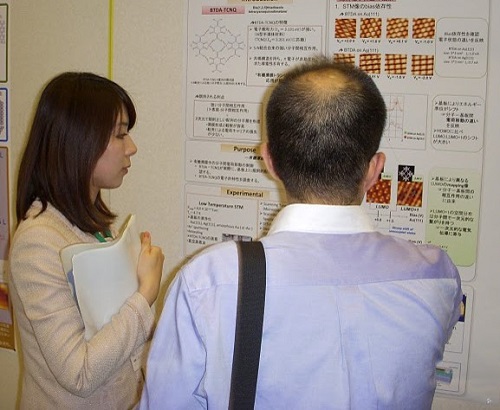 大学４年時に初めて学会参加した際の様子
