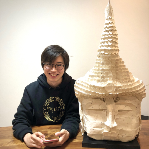 講師:益子遼祐 折り紙作品:「胎内仏」