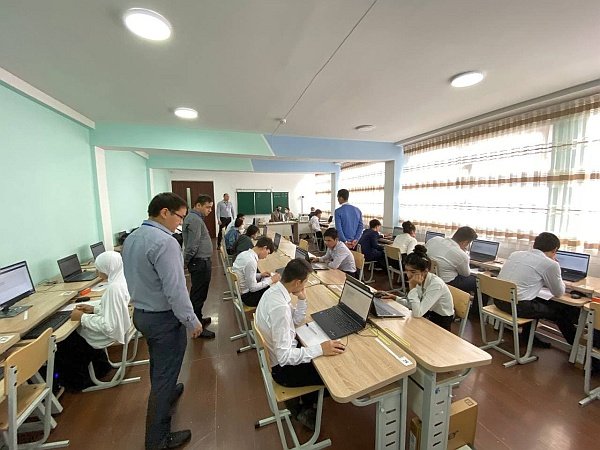 現地でのテスト実施の様子