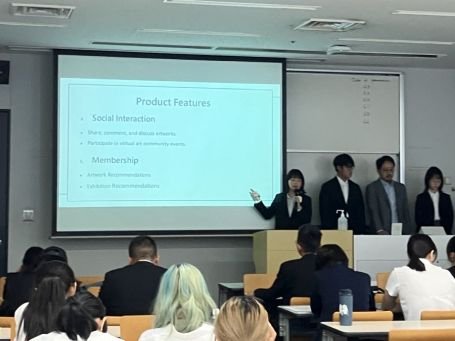 大学院での授業の様子（大学生対象）