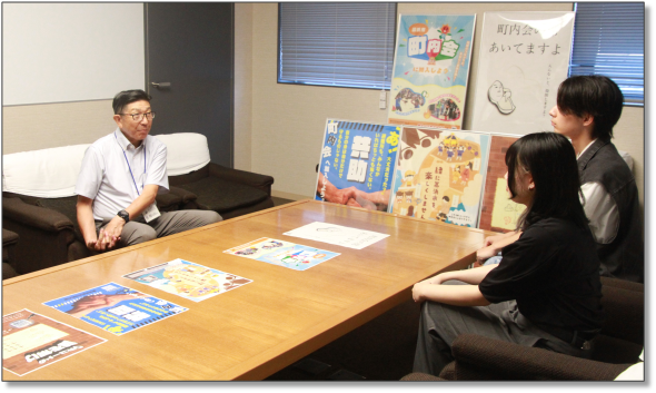 表敬訪問の様子